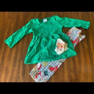 Toddler girl Christmas outfit